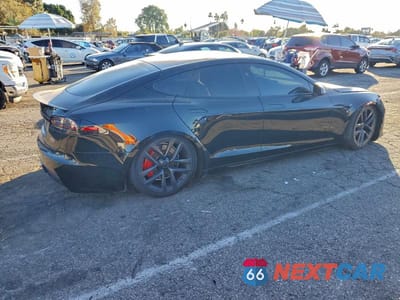 Trzecie zdjęcie samochodu z tyłu: 2023 TESLA MODEL S VIN:5YJSA1E66PF511345 - miniatura