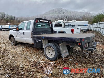 Drugie zdjęcie samochodu z przodu: 2011 FORD F250 FLATBED TRUCK VIN:1FT7X2BT4BEB48073 - miniatura