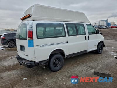 Trzecie zdjęcie samochodu z tyłu: 2001 CHEVROLET EXPRESS G2500 VIN:1GCGG25R911240480 - miniatura