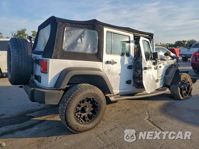 Trzecie zdjęcie samochodu z tyłu: 2014 JEEP WRANGLER UNLIMITED SPORT VIN:1C4BJWDG7EL183578 - miniatura