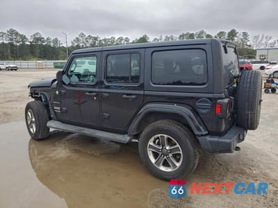 Drugie zdjęcie samochodu z przodu: 2018 JEEP WRANGLER UNLIMITED SAHARA VIN:1C4HJXEG6JW317603 - miniatura