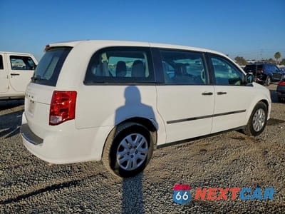 Trzecie zdjęcie samochodu z tyłu: 2014 DODGE GRAND CARAVAN SE VIN:2C4RDGBG3ER282050 - miniatura