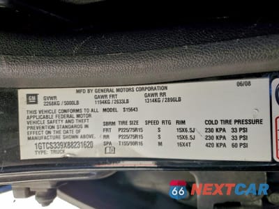 Zdjęcie 13 z 14 samochodu: 2008 GMC CANYON SLE VIN:1GTCS339X88231620 - miniatura