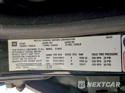 Zdjęcie 13 z 14 samochodu: 2008 GMC CANYON SLE VIN:1GTCS339X88231620 - miniatura