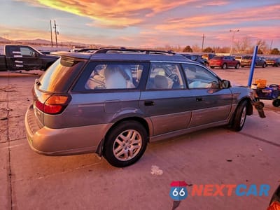Trzecie zdjęcie samochodu z tyłu: 2002 SUBARU LEGACY OUTBACK AWP VIN:4S3BH675X27636358 - miniatura