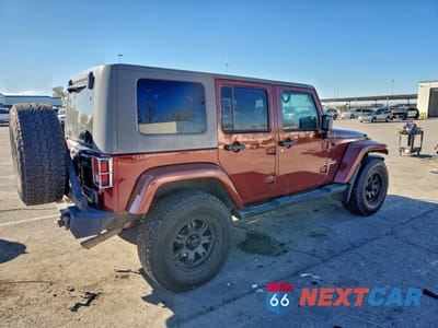 Trzecie zdjęcie samochodu z tyłu: 2008 JEEP WRANGLER UNLIMITED SAHARA VIN:1J8GA59138L600017 - miniatura