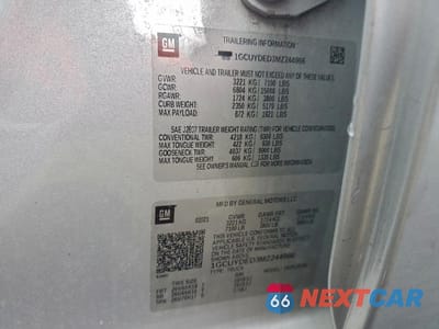 Zdjęcie 12 z 13 samochodu: 2021 CHEVROLET SILVERADO K1500 LT VIN:1GCUYDED3MZ244966 - miniatura