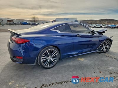 Trzecie zdjęcie samochodu z tyłu: 2017 INFINITI Q60 PREMIUM VIN:JN1EV7EKXHM360393 - miniatura