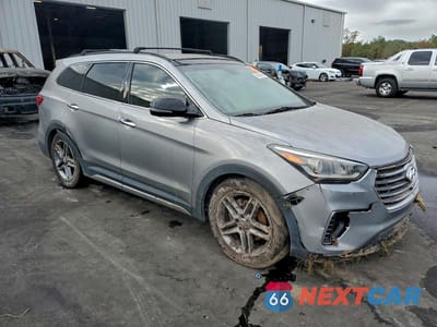 Czwarte zdjęcie samochodu z boku: 2017 HYUNDAI SANTA FE VIN:KM8SR4HF5HU257010 - miniatura