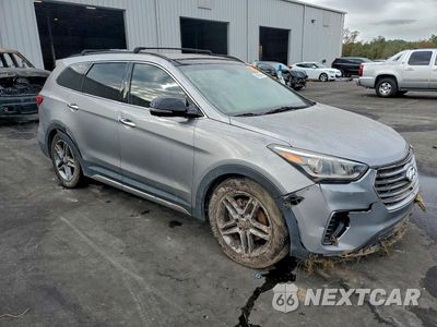 Czwarte zdjęcie samochodu z boku: 2017 HYUNDAI SANTA FE VIN:KM8SR4HF5HU257010 - miniatura