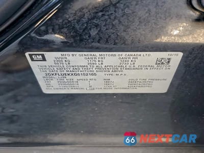 Zdjęcie 13 z 13 samochodu: 2016 GMC TERRAIN SLT VIN:2GKFLUEKXG6152165 - miniatura
