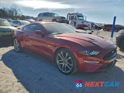 Czwarte zdjęcie samochodu z boku: 2021 FORD MUSTANG GT VIN:1FA6P8CF4M5154777 - miniatura