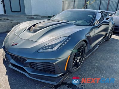 Drugie zdjęcie samochodu z przodu: 2019 CHEVROLET CORVETTE ZR-1 3ZR VIN:1G1Y52D97K5802374 - miniatura