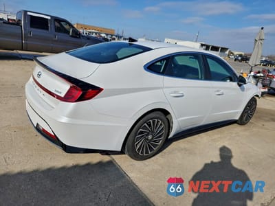 Trzecie zdjęcie samochodu z tyłu: 2022 HYUNDAI SONATA HYBRID SEL VIN:KMHL34JJ0NA046413 - miniatura