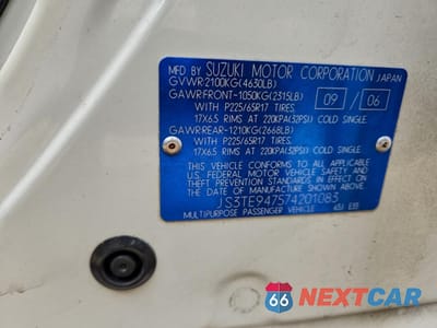 Zdjęcie 13 z 15 samochodu: 2007 SUZUKI GRAND VITARA LUXURY VIN:JS3TE947574201083 - miniatura