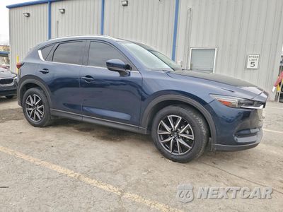 Czwarte zdjęcie samochodu z boku: 2018 MAZDA CX-5 GRAND TOURING VIN:JM3KFADMXJ1412181 - miniatura