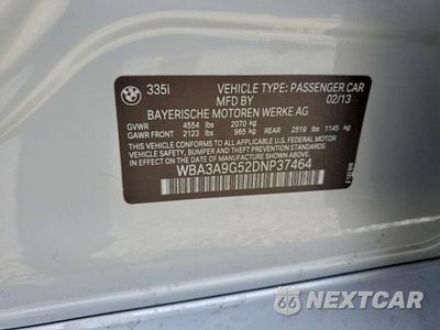 Zdjęcie 13 z 15 samochodu: 2013 BMW 335 I VIN:WBA3A9G52DNP37464 - miniatura
