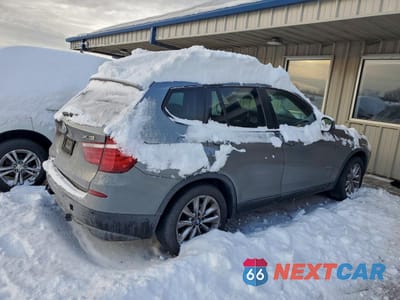 Trzecie zdjęcie samochodu z tyłu: 2013 BMW X3 XDRIVE28I VIN:5UXWX9C5XD0D08625 - miniatura