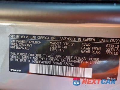 Zdjęcie 13 z 14 samochodu: 2024 VOLVO XC90 PLUS VIN:YV4H60LE3R1150424 - miniatura