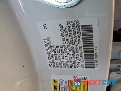 Zdjęcie 12 z 12 samochodu: 2021 HONDA ACCORD SPORT SE VIN:1HGCV1F44MA107990 - miniatura