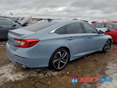 Trzecie zdjęcie samochodu z tyłu: 2022 HONDA ACCORD SPORT VIN:1HGCV1F39NA108299 - miniatura