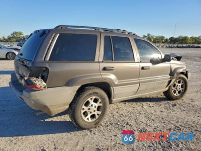 Trzecie zdjęcie samochodu z tyłu: 2000 JEEP GRAND CHEROKEE LAREDO VIN:1J4G248S0YC367975 - miniatura