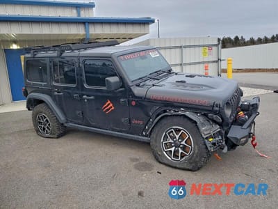Czwarte zdjęcie samochodu z boku: 2024 JEEP WRANGLER RUBICON VIN:1C4PJXFG9RW150644 - miniatura