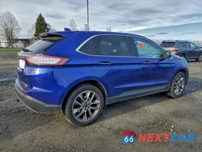 Trzecie zdjęcie samochodu z tyłu: 2015 FORD EDGE TITANIUM VIN:2FMTK4K9XFBB68127 - miniatura
