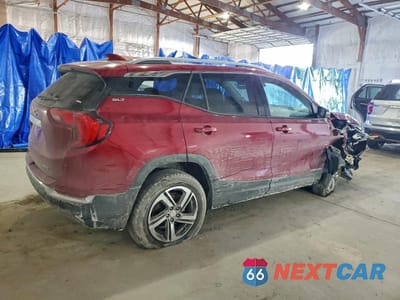 Trzecie zdjęcie samochodu z tyłu: 2018 GMC TERRAIN SLT VIN:3GKALVEV0JL253986 - miniatura