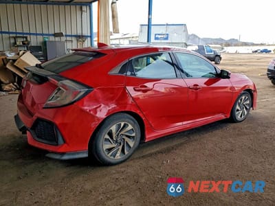 Trzecie zdjęcie samochodu z tyłu: 2017 HONDA CIVIC EX VIN:SHHFK7H57HU401831 - miniatura