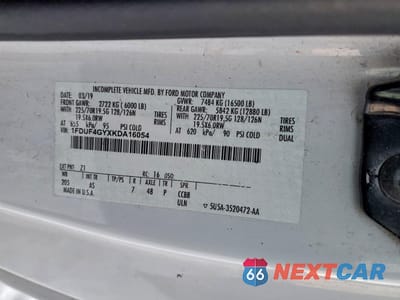 Zdjęcie 13 z 13 samochodu: 2019 FORD F450 SUPER DUTY BOX TRUCK VIN:1FDUF4GYXKDA16054 - miniatura