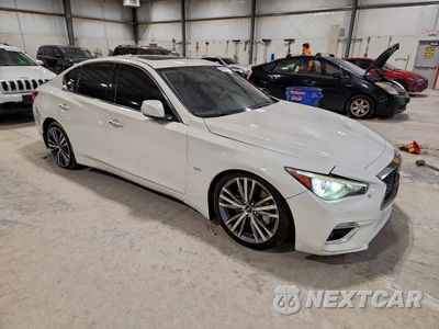 Czwarte zdjęcie samochodu z boku: 2017 INFINITI Q50 PREMIUM VIN:JN1EV7AR4HM831716 - miniatura