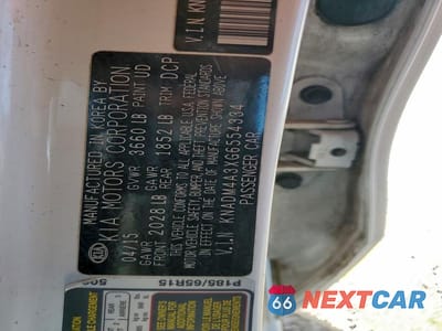 Zdjęcie 12 z 12 samochodu: 2016 KIA RIO LX VIN:KNADM4A3XG6554334 - miniatura