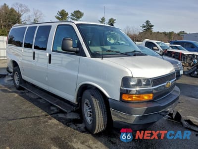 Czwarte zdjęcie samochodu z boku: 2023 CHEVROLET EXPRESS G3500 LS VIN:1GAZGLFP6P1132105 - miniatura