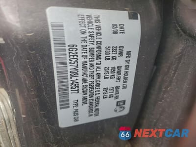 Zdjęcie 12 z 14 samochodu: 2008 PONTIAC G8 GT VIN:6G2EC57Y08L145577 - miniatura