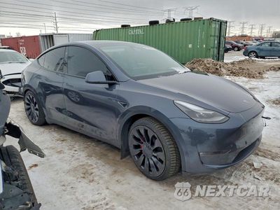 Czwarte zdjęcie samochodu z boku: 2023 TESLA MODEL Y VIN:7SAYGDEF0PF936864 - miniatura
