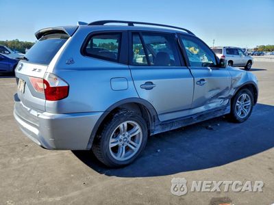 Trzecie zdjęcie samochodu z tyłu: 2006 BMW X3 3.0I VIN:WBXPA934X6WD32778 - miniatura