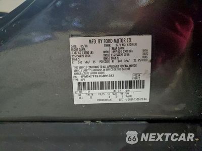 Zdjęcie 14 z 16 samochodu: 2018 FORD EXPLORER LIMITED VIN:1FM5K7F82JGB91382 - miniatura