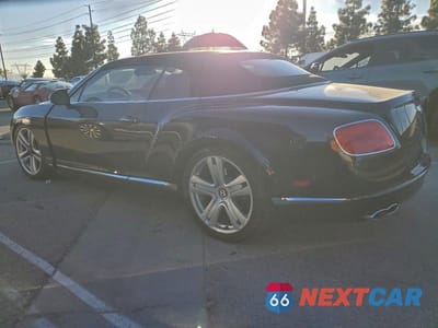 Drugie zdjęcie samochodu z przodu: 2013 BENTLEY CONTINENTAL GTC V8 VIN:SCBGT3ZA1DC083108 - miniatura