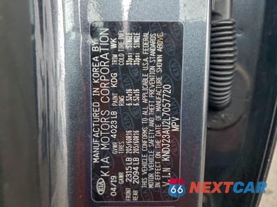 Zdjęcie 12 z 12 samochodu: 2020 KIA SOUL LX VIN:KNDJ23AU2L7057720 - miniatura