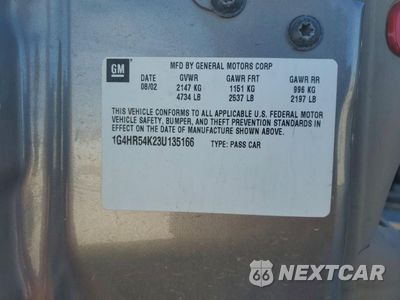 Zdjęcie 12 z 13 samochodu: 2003 BUICK LESABRE LIMITED VIN:1G4HR54K23U135166 - miniatura