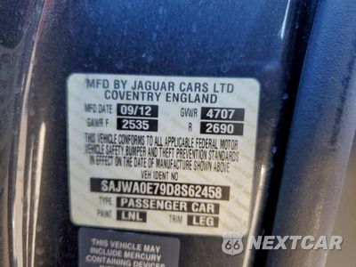 Zdjęcie 12 z 12 samochodu: 2013 JAGUAR XF VIN:SAJWA0E79D8S62458 - miniatura