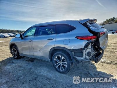 Drugie zdjęcie samochodu z przodu: 2021 TOYOTA HIGHLANDER XLE VIN:5TDGZRAH8MS521161 - miniatura