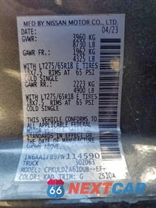 Zdjęcie 12 z 12 samochodu: 2023 NISSAN TITAN XD SV VIN:1N6AA1FB9PN114590 - miniatura