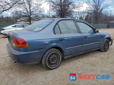 Trzecie zdjęcie samochodu z tyłu: 1996 HONDA CIVIC DX VIN:1HGEJ6521TL054685 - miniatura