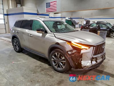 Czwarte zdjęcie samochodu z boku: 2023 INFINITI QX60 LUXE VIN:5N1DL1FSXPC331129 - miniatura