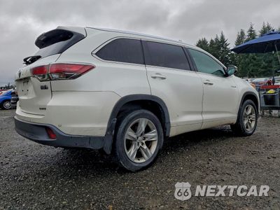 Trzecie zdjęcie samochodu z tyłu: 2015 TOYOTA HIGHLANDER HYBRID LIMITED VIN:5TDDCRFHXFS012740 - miniatura