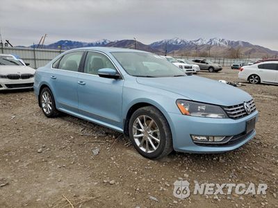 Czwarte zdjęcie samochodu z boku: 2013 VOLKSWAGEN PASSAT SEL VIN:1VWCN7A37DC097022 - miniatura