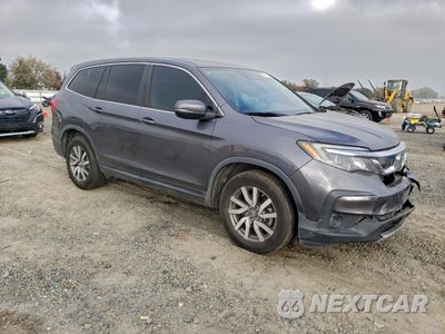 Czwarte zdjęcie samochodu z boku: 2019 HONDA PILOT EXL VIN:5FNYF5H52KB031379 - miniatura