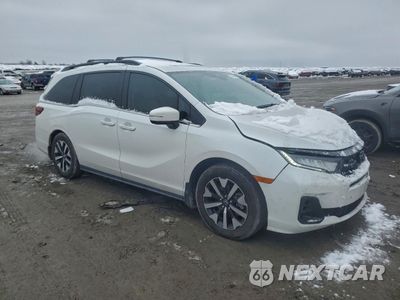 Czwarte zdjęcie samochodu z boku: 2025 HONDA ODYSSEY EXL VIN:5FNRL6H6XSB001638 - miniatura